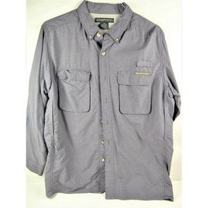 Exfficio Men's vented long-sleeved button shirt Size L Color Lavenda